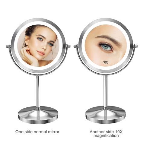 10 x magnification makeup mirror